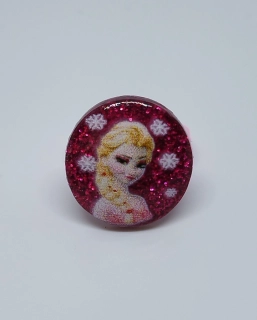 Prstýnek - LEDOVÉ KRÁLOVSTVÍ - ELSA - růžový 1