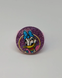 Prstýnek - MICKEY MOUSE - DAISY - fialový