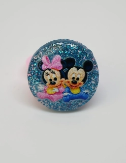 Prstýnek - MICKEY MOUSE - MICKEY A MINNIE - modrý