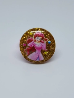 Prstýnek - DISNEY PRINCEZNY - ARIEL - zlatý