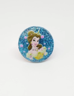Prstýnek - DISNEY PRINCEZNY - BELLA - modrý