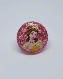 Prstýnek - DISNEY PRINCEZNY - BELLA - světle růžový 1