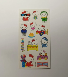 Dětské dočasné tetování - HELLO KITTY 1