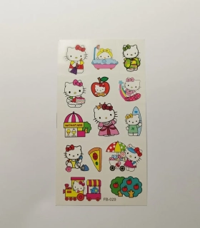 Dětské dočasné tetování - HELLO KITTY 4