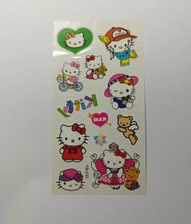 Dětské dočasné tetování - HELLO KITTY 5