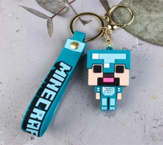 Přívěsek na klíče - MINECRAFT - MODRÝ