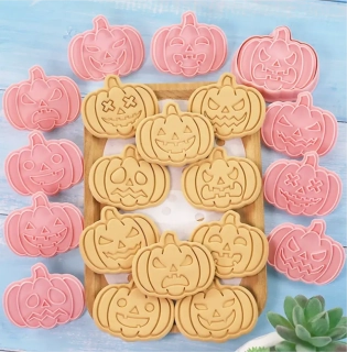 3D vykrajovátka na sušenky - HALLOWEEN - TYKVE - 10 ks