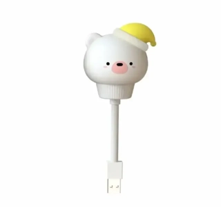 LED Noční světýlko USB - verze bez ovladače - MEDVÍDEK