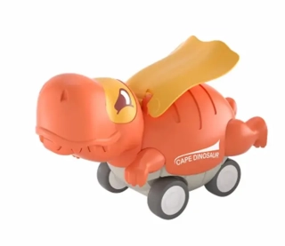 Autíčko pro nejmenší - DINOSAURUS - ORANŽOVÝ