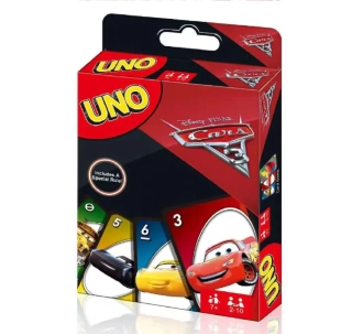 Hra Uno karty - CARS 3 (Autíčka) - S VADOU