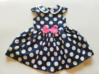 Šaty s krátkým rukávem - (9-12 m)