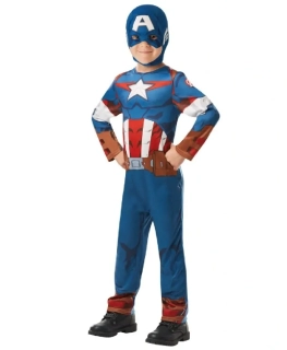 Dětský kostým - CAPTAIN AMERICA - (7-8 let)