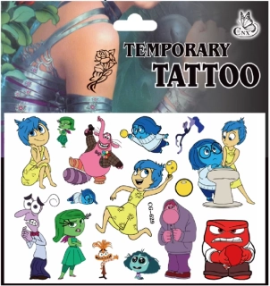 Dětské dočasné tetování - INSIDE OUT 2 - V HLAVĚ 2 - (C)