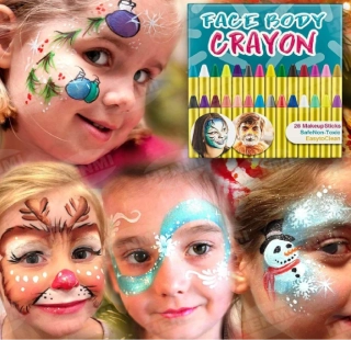 Sada dětských líčidel na karneval - 28ks