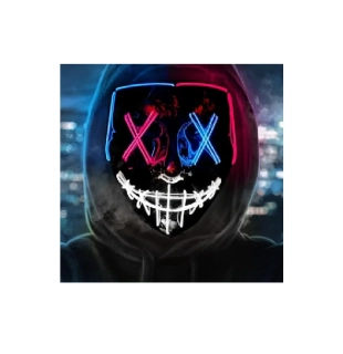 LED Maska na Halloween - PURGE - OČISTA
