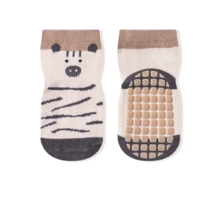 Protiskluzové ponožky - ZEBRA - (12-36m) M