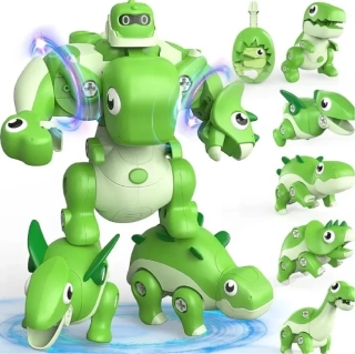 Robotický dinosaurus 5 v 1 - ZELENÝ