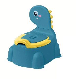 Nočník s opěrkou - DINOSAURUS - ZELENÝ