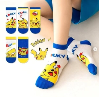 Kotníkové ponožky - POKÉMON - PIKACHU - CUTE - (6-8 let) L