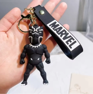 Přívěsek na klíče - MARVEL AVENGERS - ČERNÝ PANTER