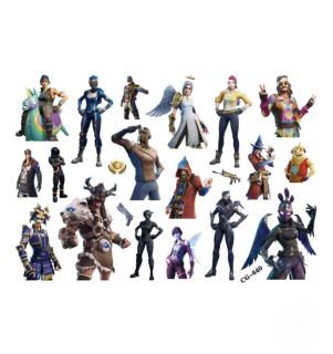 Dětské dočasné tetování - FORTNITE (C)