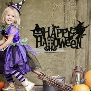 Papírová dekorace - HAPPY HALLOWEEN