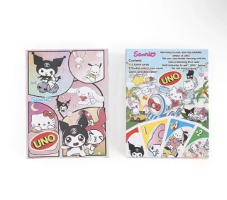 Hra Uno karty - SPECIÁLNÍ EDICE - SANRIO - (B) - S VADOU