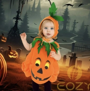 Dětský kostým - HALLOWEEN - DÝNĚ (3-6 let)