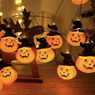 LED světelný řetěz - HALLOWEEN - DÝNĚ