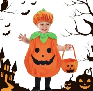Dětský kostým - HALLOWEEN - DÝNĚ (3-6 let)