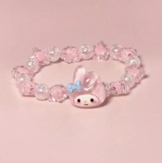 Korálkový náramek na gumičce - SANRIO - MELODY