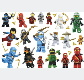 Dětské dočasné tetování - LEGO NINJAGO (A)