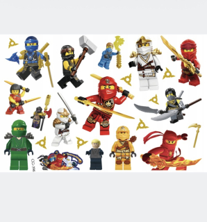 Dětské dočasné tetování - LEGO NINJAGO (B)