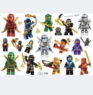 Dětské dočasné tetování - LEGO NINJAGO (C)