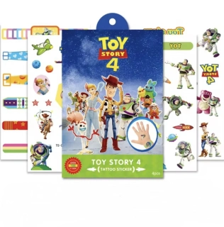 Dětské dočasné tetování - TOY STORY 4 - 4 ks