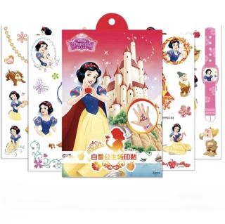 Dětské dočasné tetování - DISNEY PRINCEZNY - SNĚHURKA - 4 ks