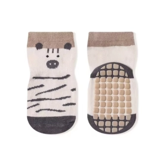 Protiskluzové ponožky - ZEBRA - (3-5 let) L