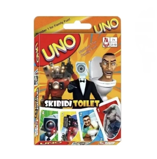 Hra Uno karty - SKIBIDI TOILET
