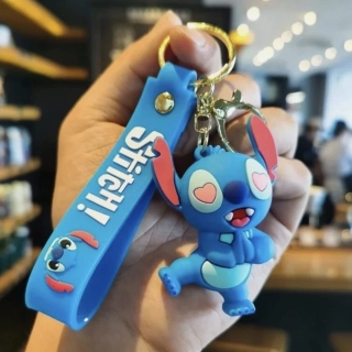 Přívěsek na klíče - 3D klíčenka - STITCH - A